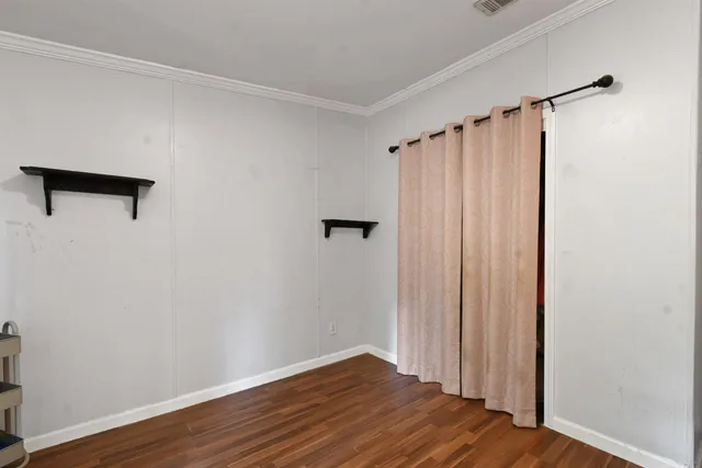 wooden floor in an empty room