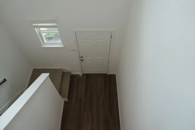 a view of front door