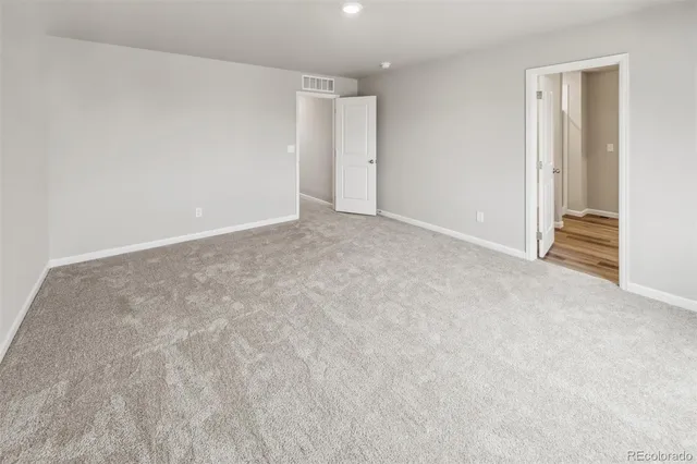 a view of an empty room