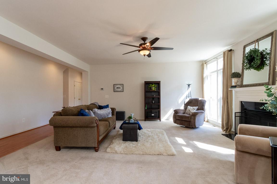 4623 Spring Run Road Warrenton, VA 20187 - Photo 11 of 53 Family room is defined by ceiling drop down detail