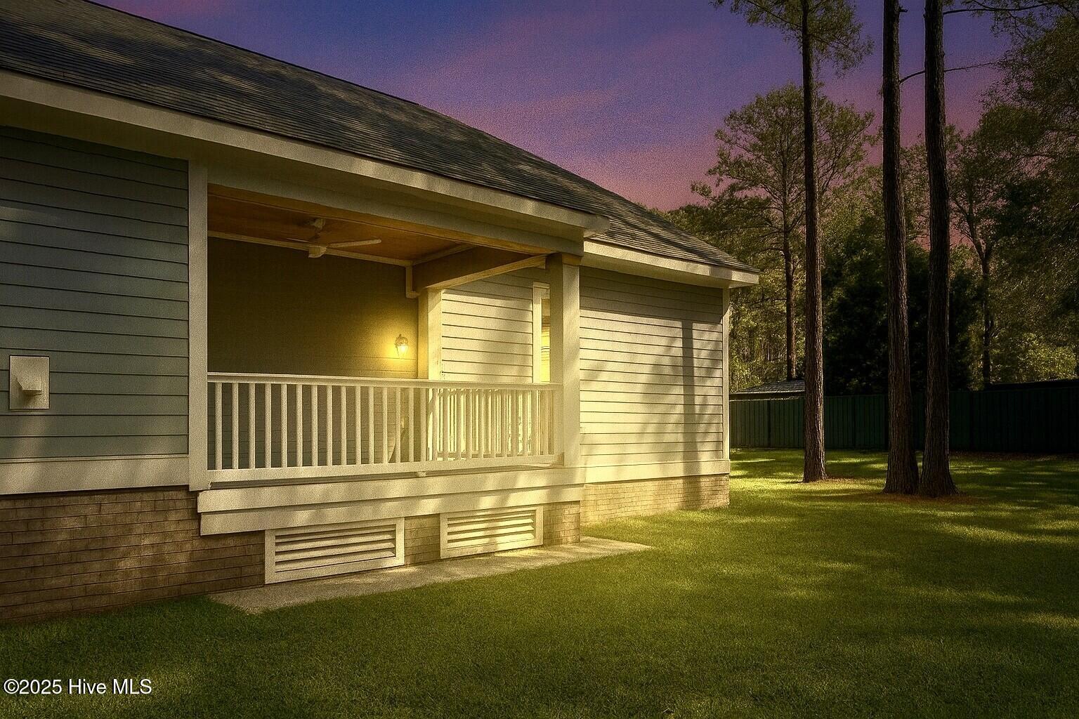 9148 East Lake Road Calabash, NC 28467 - Photo 9 of 25 Exterior Side Porch