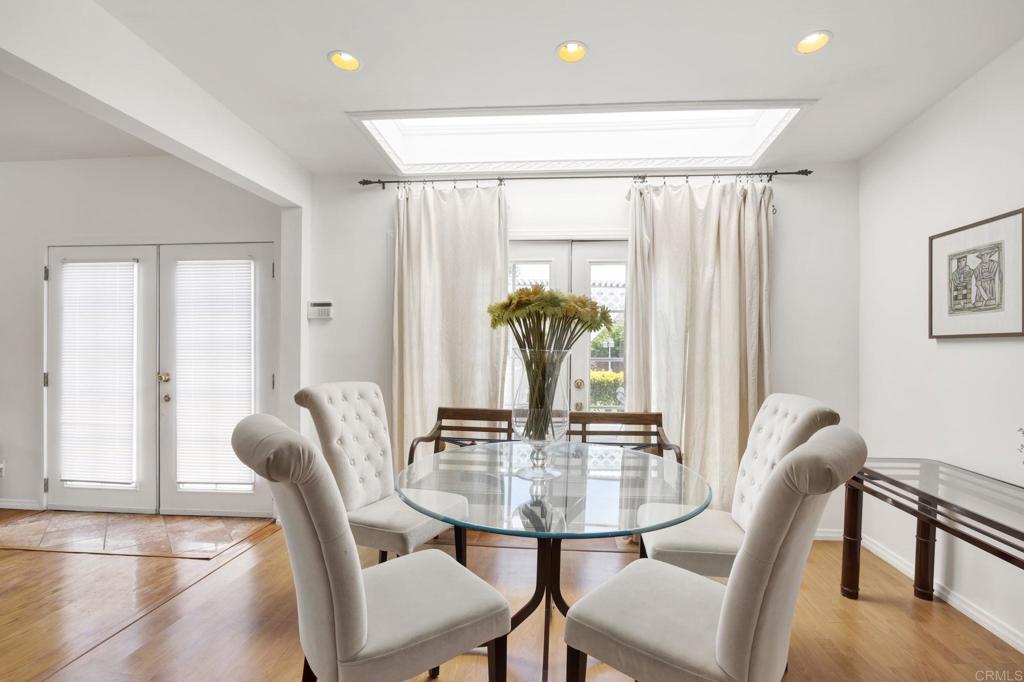 536 Hampton Road Burbank, CA 91504 - Photo 16 of 42 a view of a dining room with furniture window and wooden floor