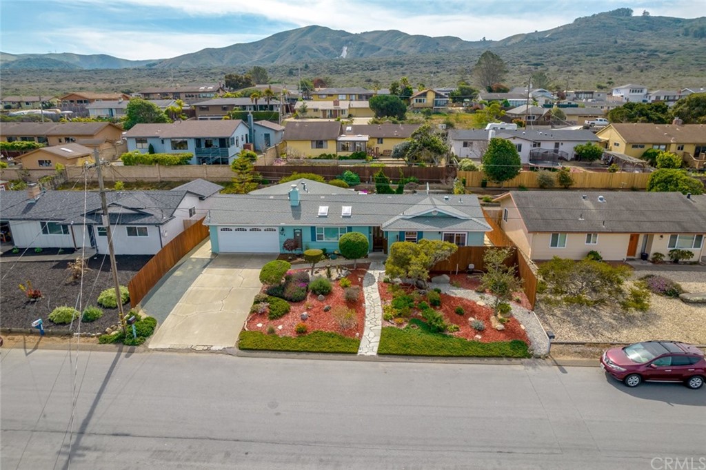 765 Lilac Drive Los Osos, CA 93402 - Photo 46 of 54 an aerial view of a town with couple of houses