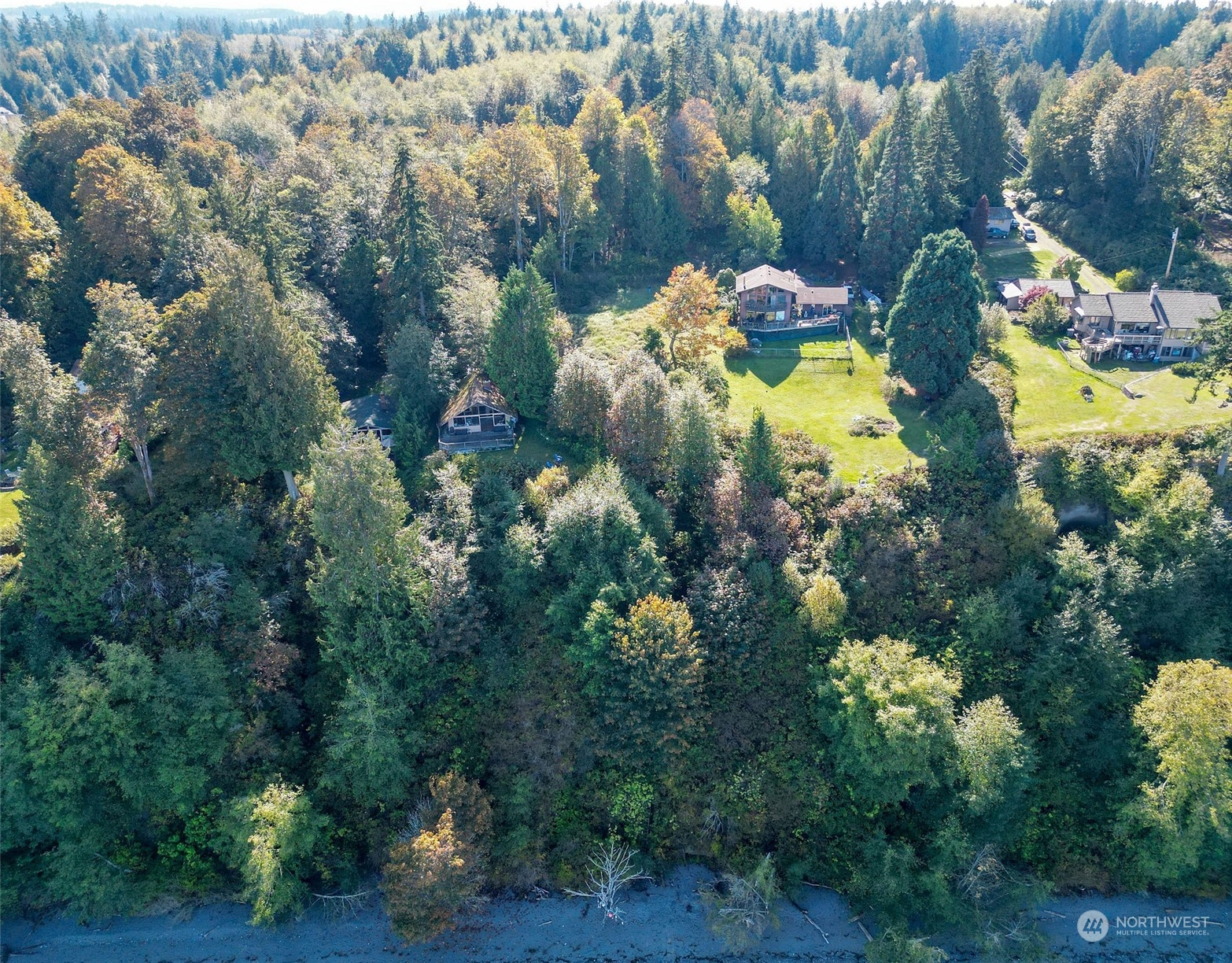 0 Northeast Twin Spits Road Hansville, WA 98340 - Photo 14 of 29 a lake view with boat and trees