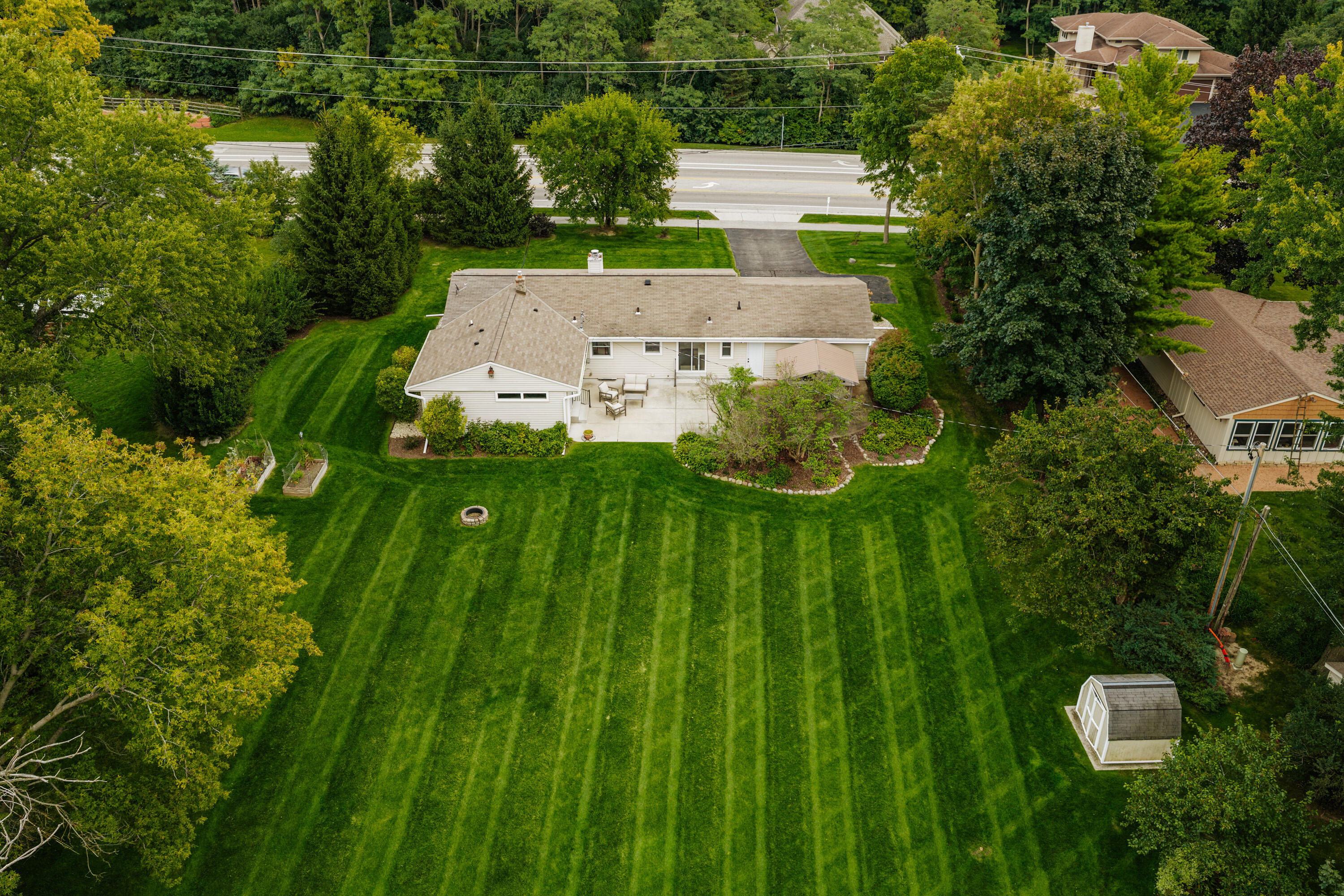 3035 Pilgrim Road Brookfield, WI 53005 - Photo 41 of 51 Meticulously Manicured Lawn & Shed