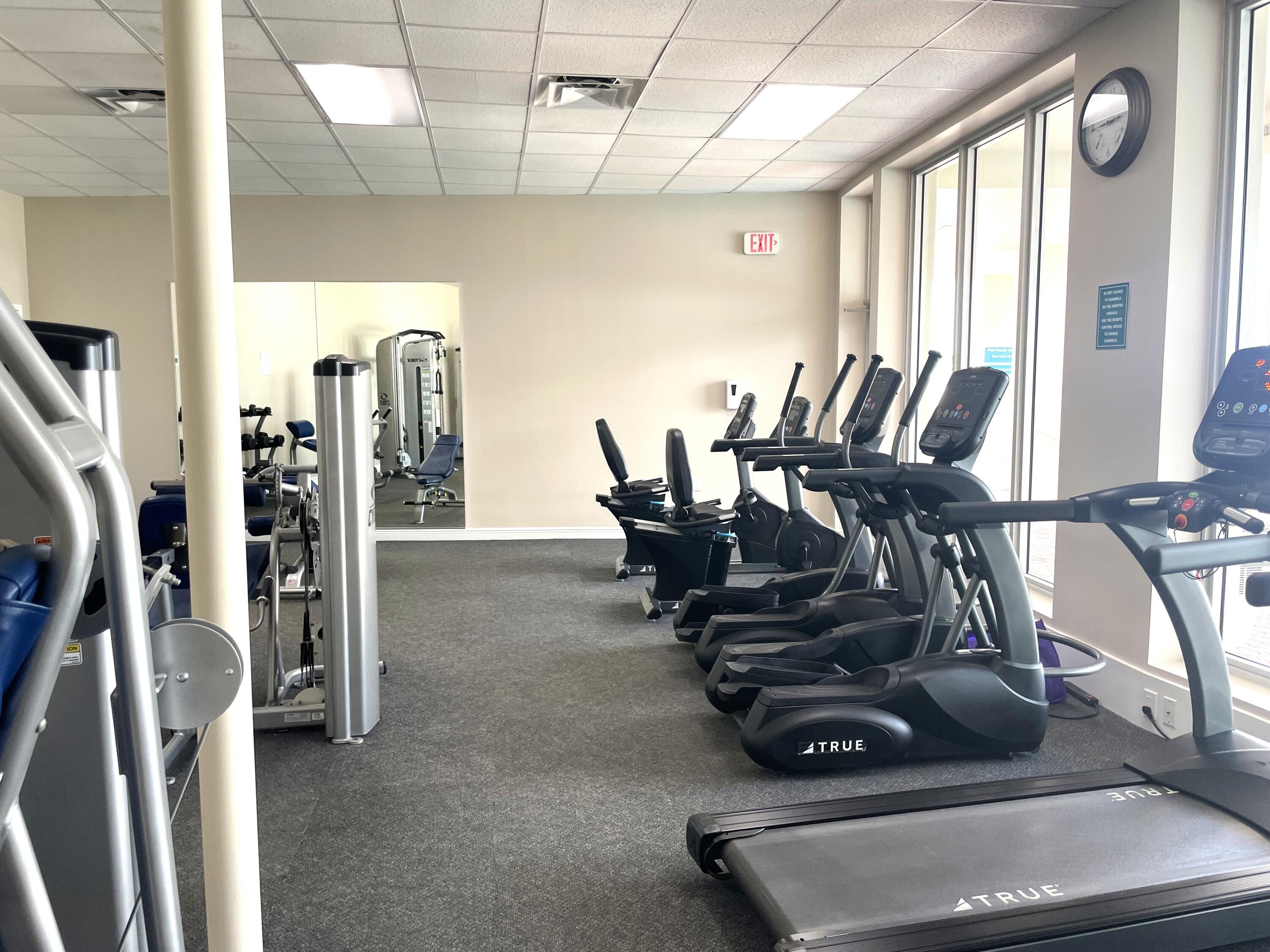 134 Lakeshore Drive, Unit 316 North Palm Beach, FL 33408 - Photo 28 of 30 a view of a room with gym equipment