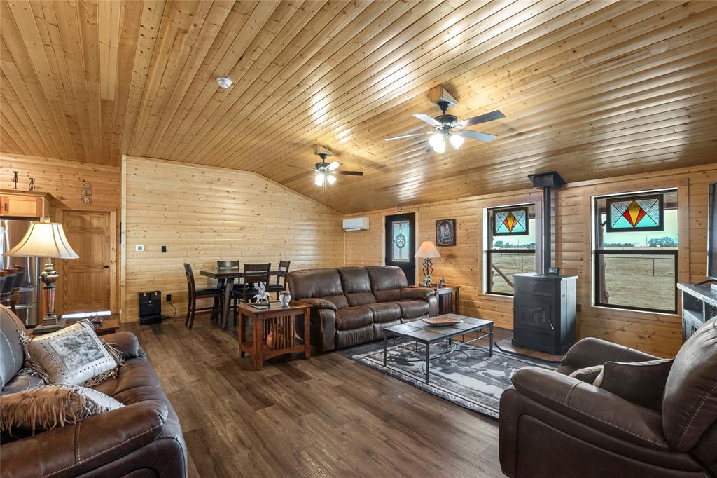 2290 Brooks Lane Sadler, TX 76264 - Photo 22 of 38 a living room with furniture and wooden floor