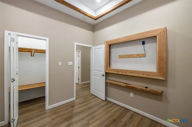 a view of an empty room