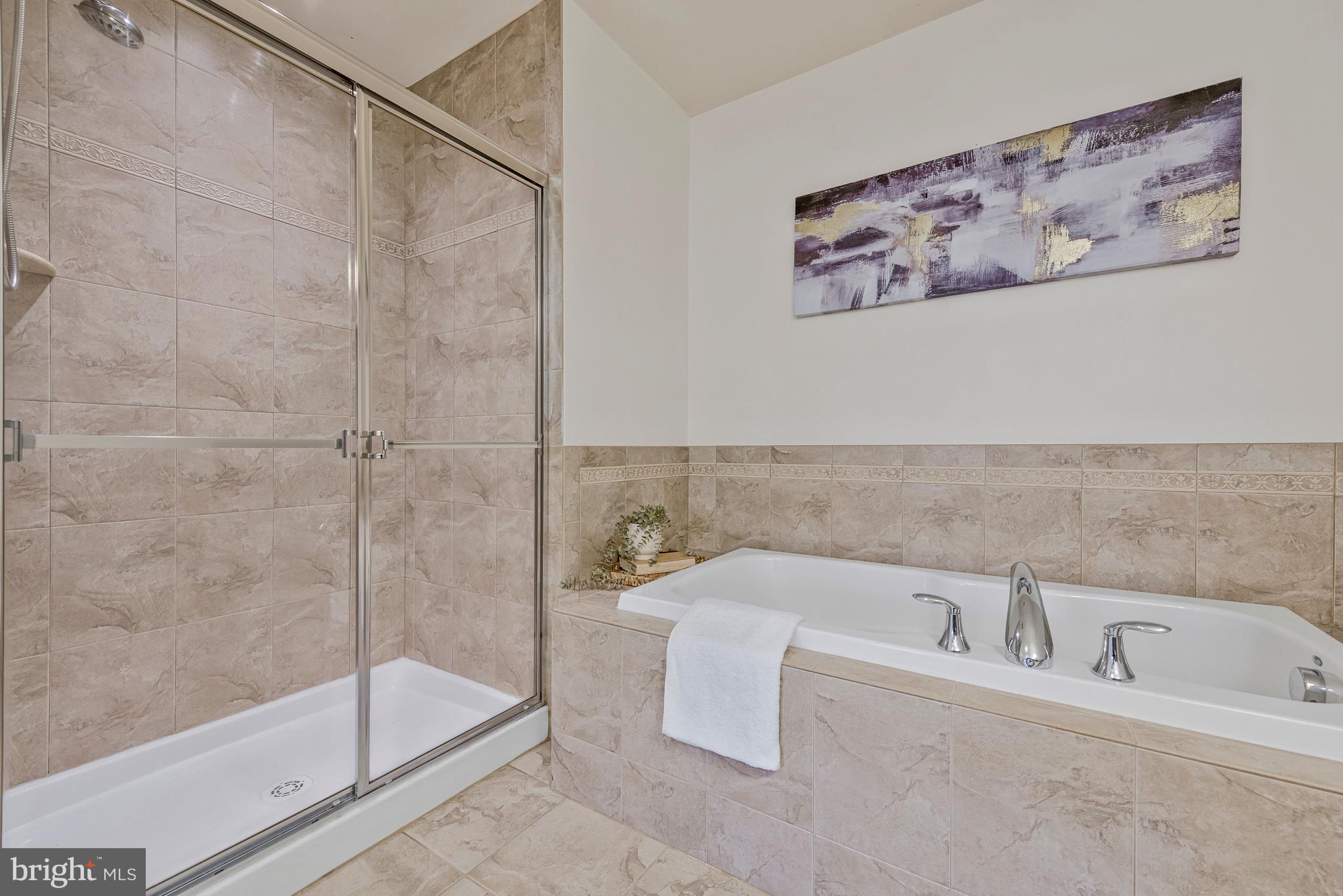 32 Boucher Place Annapolis, MD 21403 - Photo 24 of 72 a bathroom with a bathtub and a shower