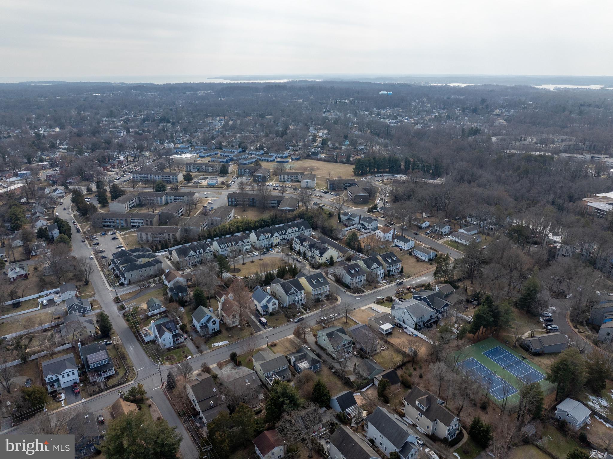 32 Boucher Place Annapolis, MD 21403 - Photo 49 of 72 an aerial view of house with yard and mountain view in back