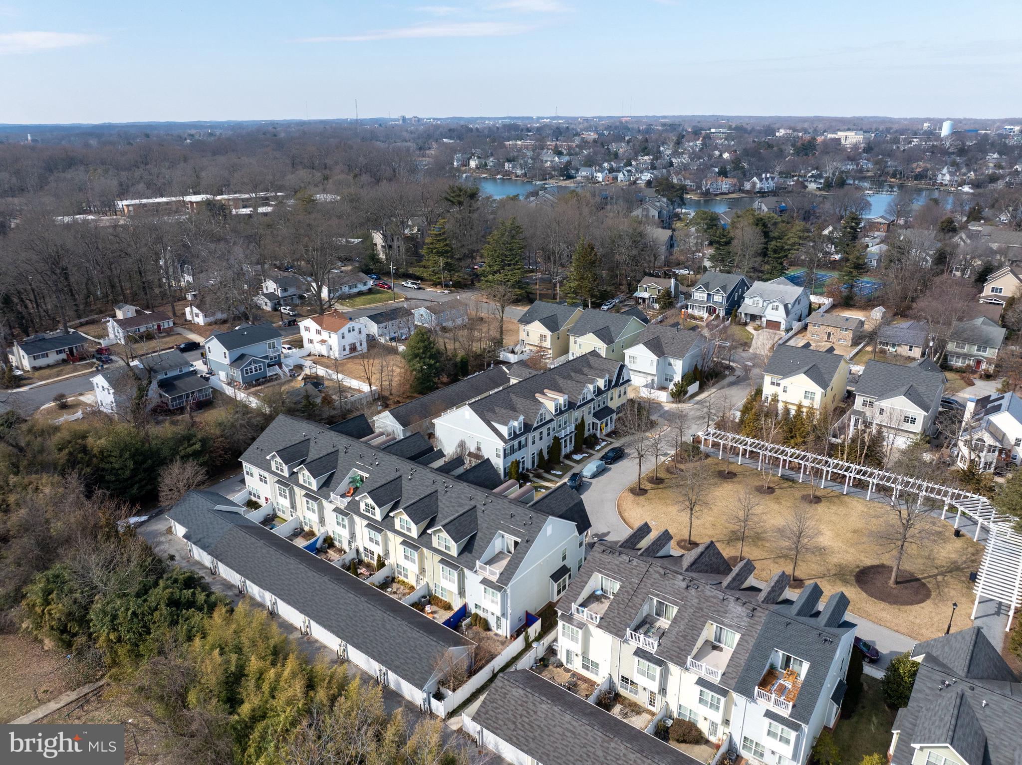 32 Boucher Place Annapolis, MD 21403 - Photo 54 of 72 an aerial view of a city with lots of residential buildings