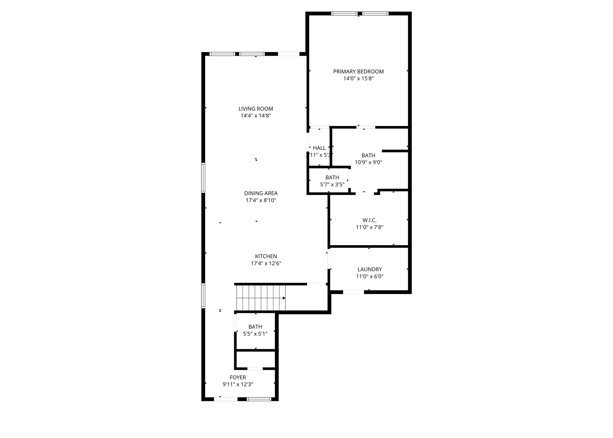 22503 Aspen Tarn Trail Spring, TX 77373 - Photo 27 of 28 Main level floor plan layout.