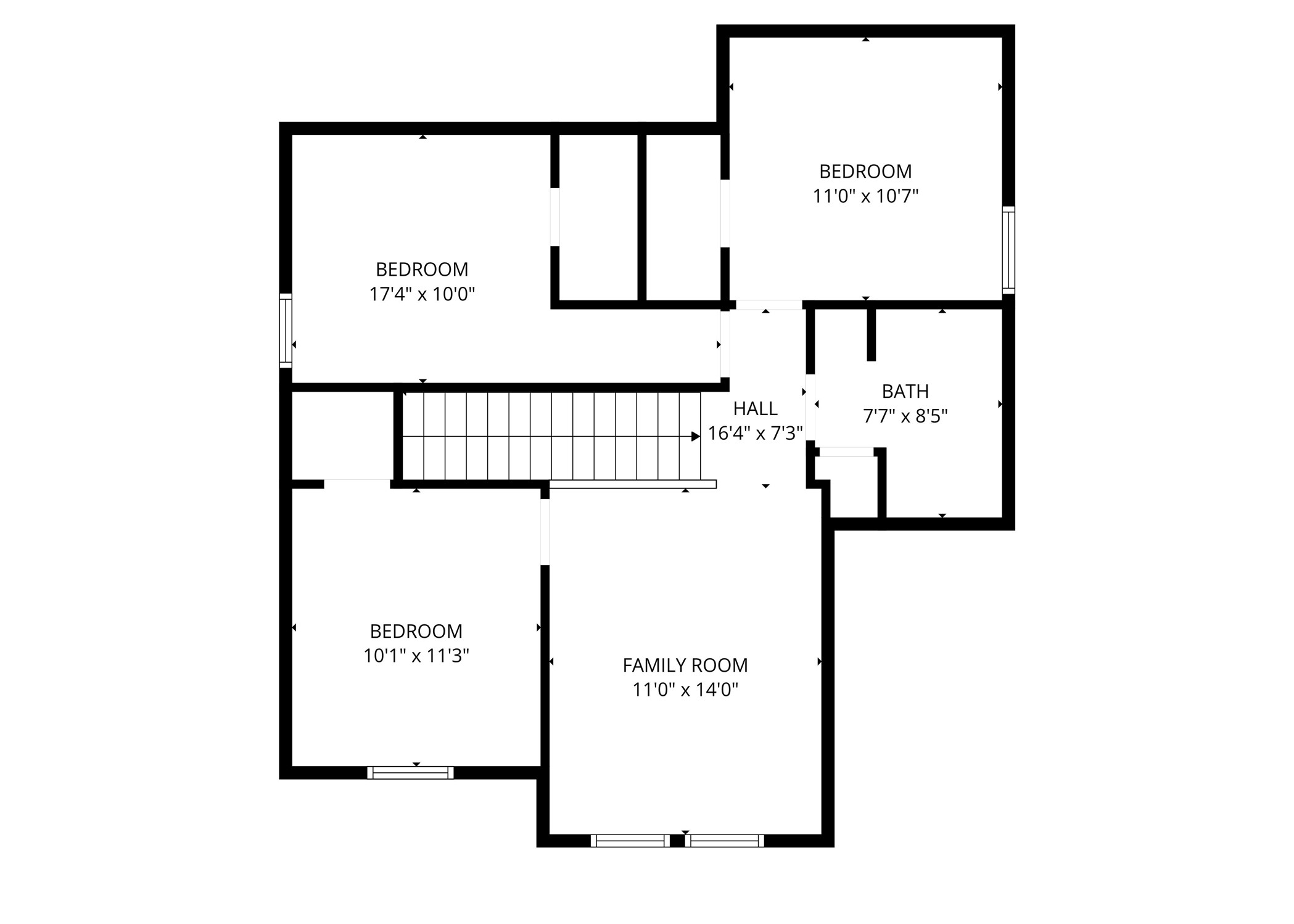 22503 Aspen Tarn Trail Spring, TX 77373 - Photo 28 of 28 Upper level floor plan layout.