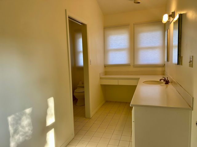 a bathroom with a sink and a tub