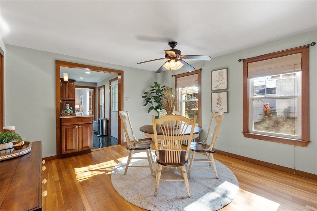 7 Groton-Harvard Road Ayer, MA 01432 - Photo 11 of 35 a view of a dining room with furniture window and wooden floor