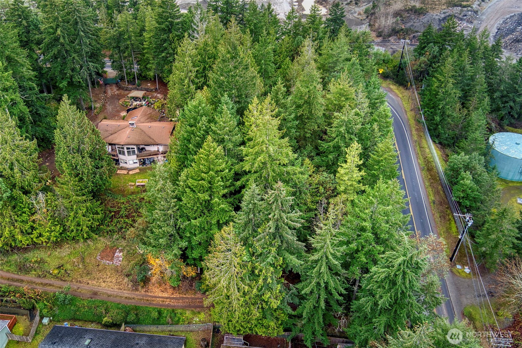 0 Dickey Road Northwest Silverdale, WA 98383 - Photo 7 of 21 an aerial view of a house with a yard