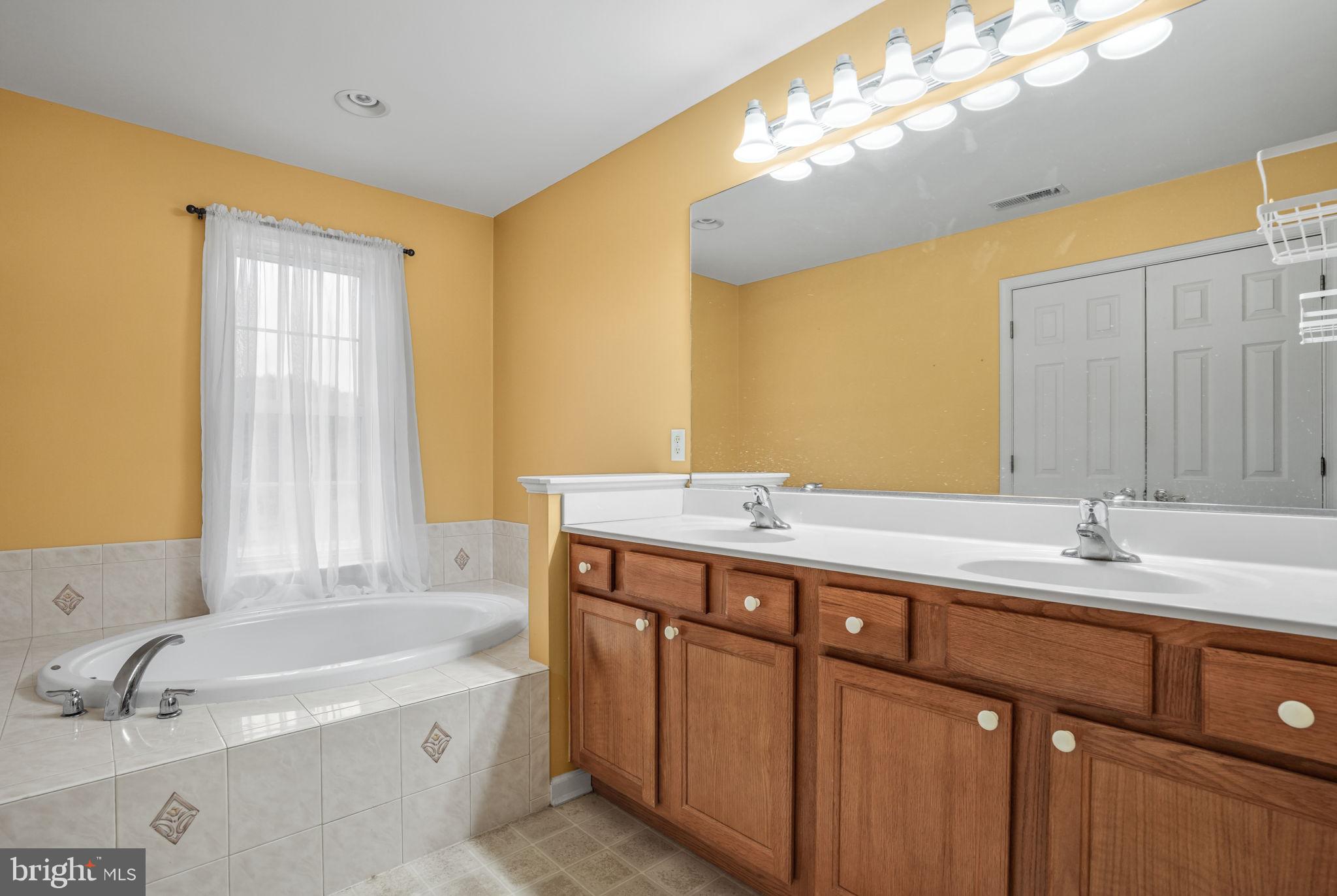 2745 Stockton Road Pocomoke City, MD 21851 - Photo 37 of 57 a bathroom with a tub sink and mirror