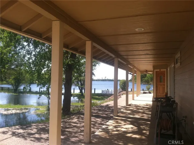 a view of outdoor space with seating space