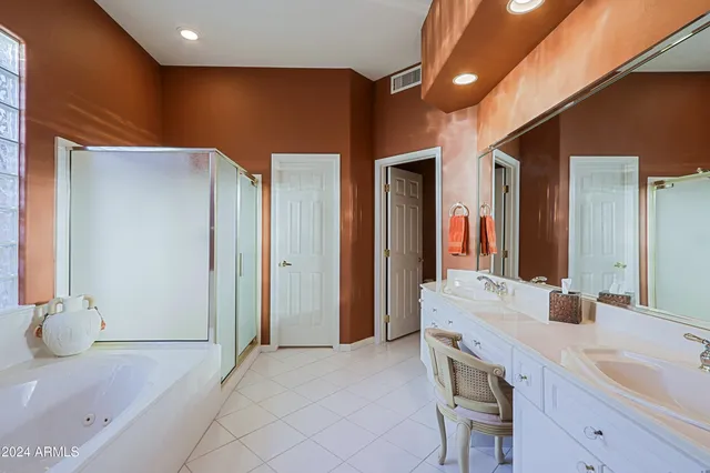 a view of a living room and dining room