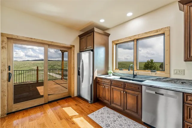 a very nice looking rest room with a large window