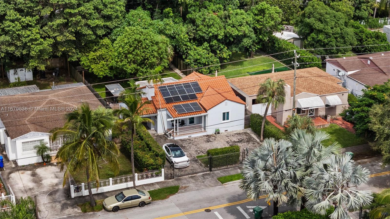 1757 Southwest 24th Terrace Miami, FL 33145 - Photo 21 of 26 an aerial view of a house with yard swimming pool and outdoor seating