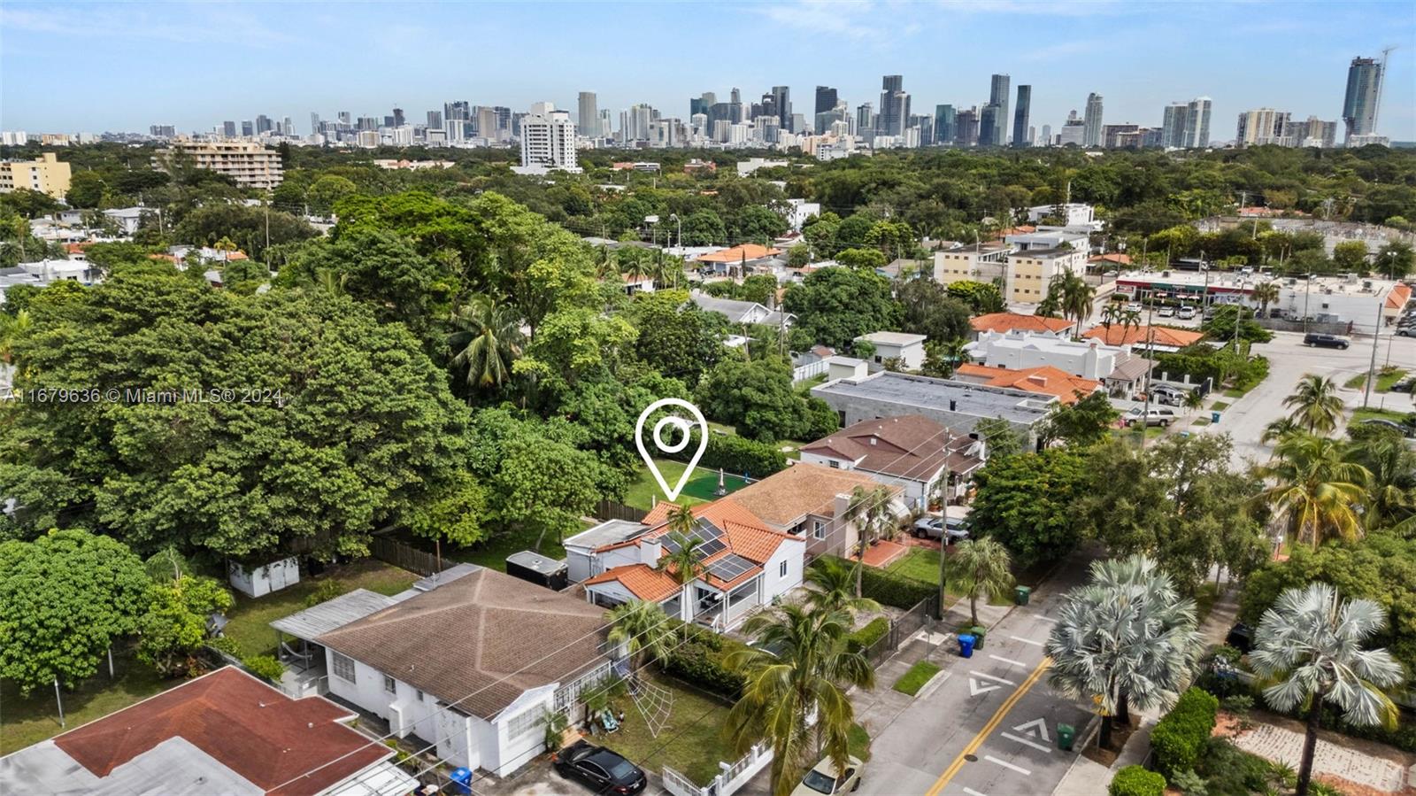 1757 Southwest 24th Terrace Miami, FL 33145 - Photo 24 of 26 an aerial view of a city