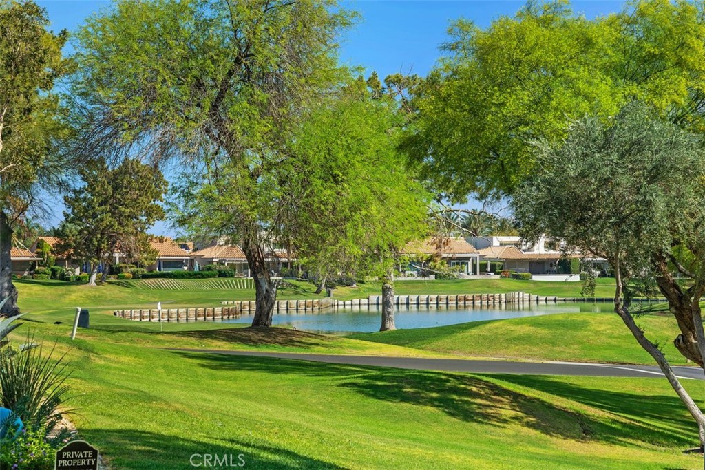 51 Pebble Beach Drive Rancho Mirage, CA 92270 - Photo 2 of 10 a view of a park that has a bench and a large trees