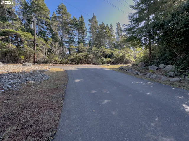 a view of a yard with swimming pool