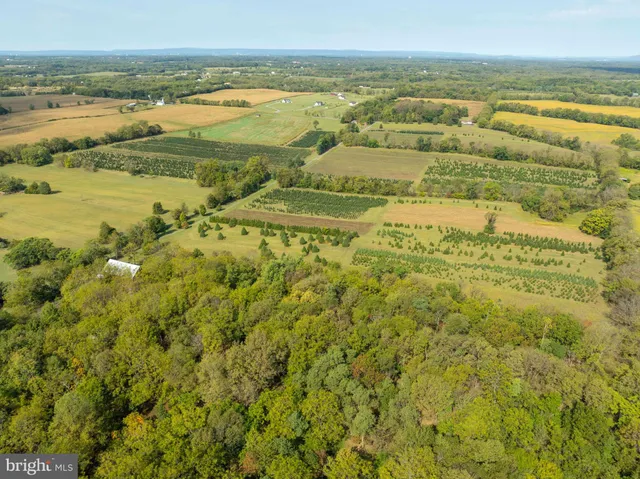 an aerial view of a houses with a lake view