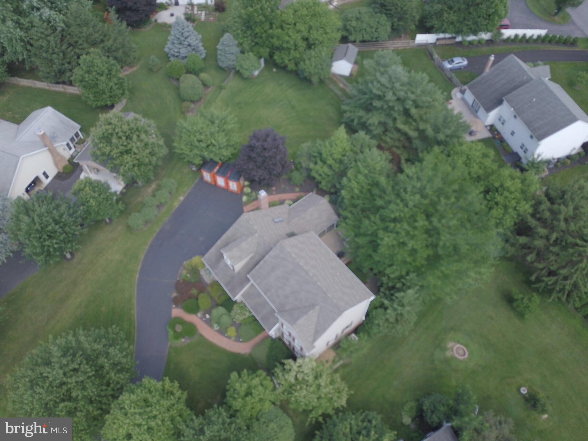 14 Countryside Lane Lititz, PA 17543 - Photo 40 of 41 an aerial view of a house with outdoor space and lake view