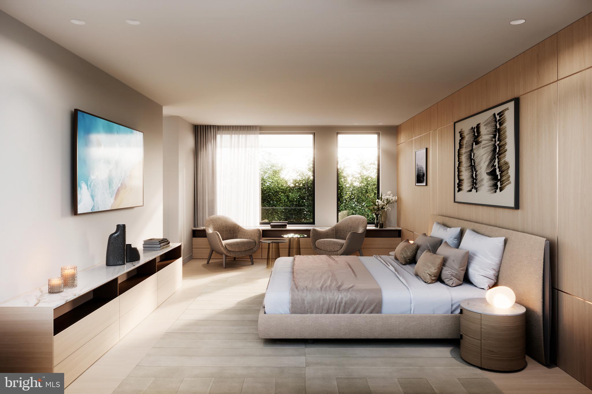 2338 Montrose Street Philadelphia, PA 19146 - Photo 5 of 9 a living room with furniture large window and painting on the wall