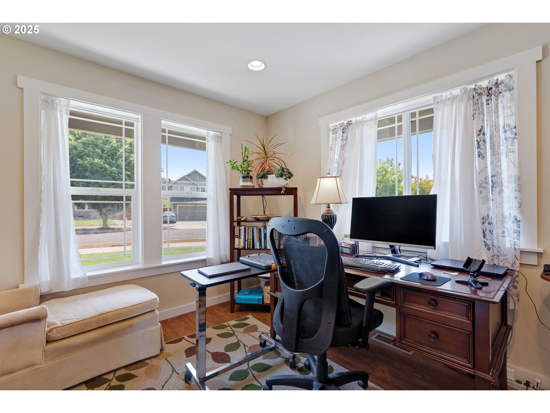 3529 Jones Loop Hood River, OR 97031 - Photo 18 of 39 a view of a workspace with furniture and a window