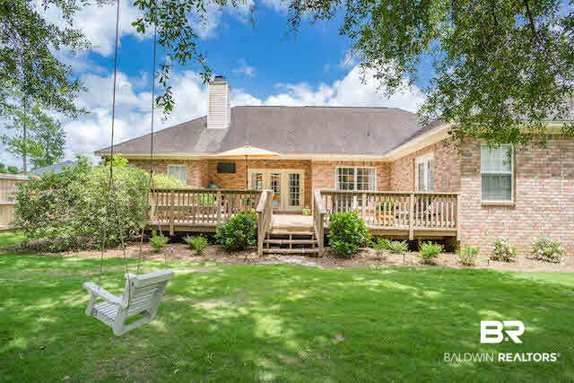 23953 Havasu Drive Daphne, AL 36526 - Photo 26 of 28 Backyard w/Live Oaks