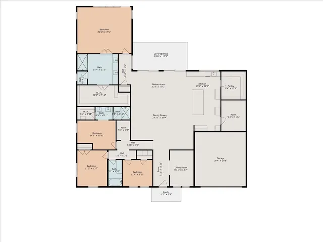 a front view of a house with a garage