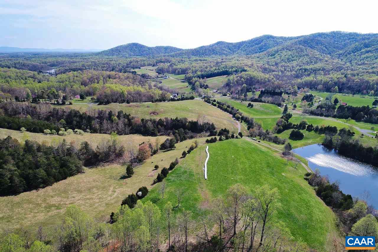 Ruth Road Madison, VA 22727 - Photo 5 of 26 an aerial view of lake residential house and mountain view
