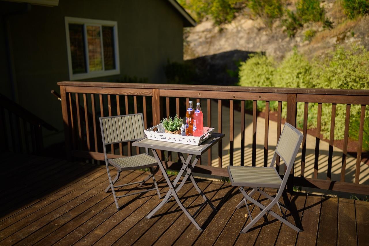 145 Rabbits Run Road Santa Cruz, CA 95060 - Photo 12 of 120 a view of a balcony with furniture