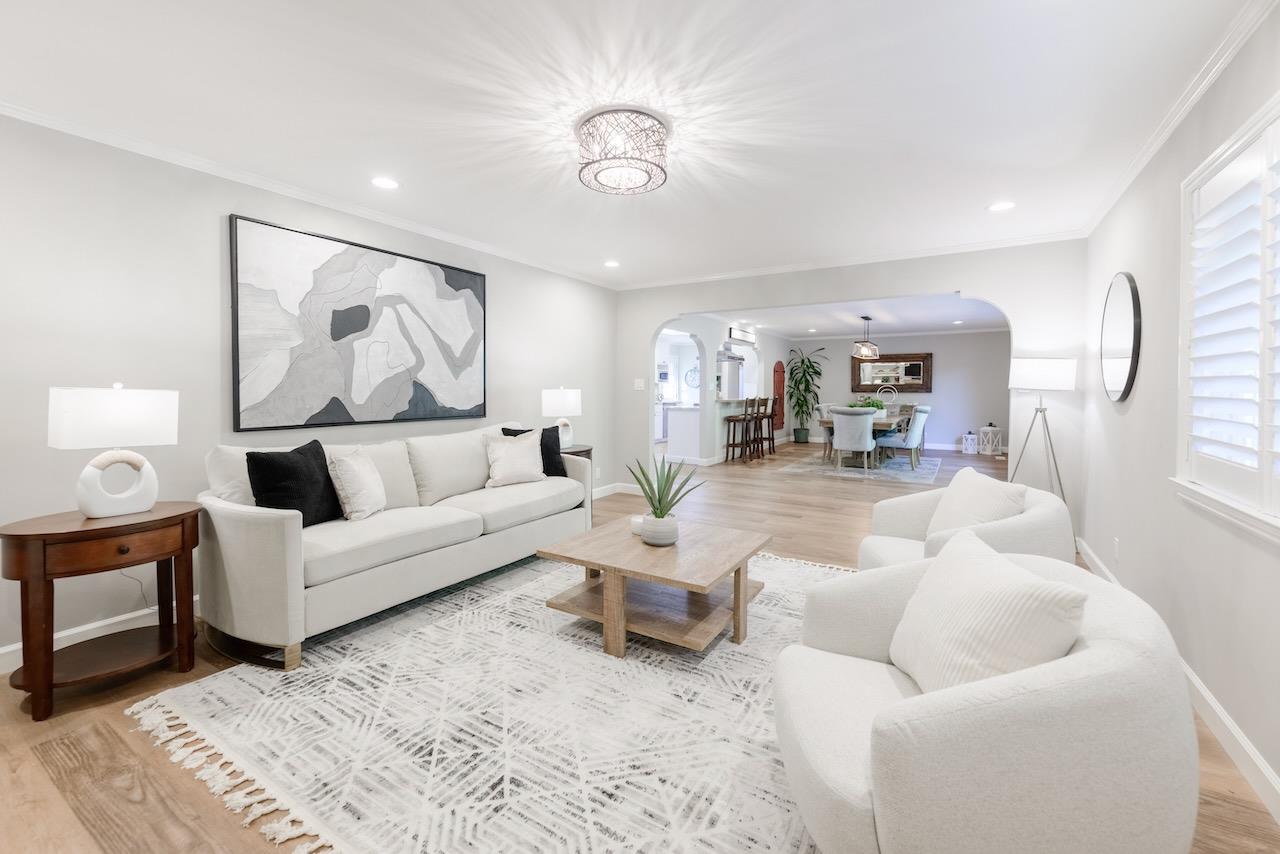 145 Rabbits Run Road Santa Cruz, CA 95060 - Photo 2 of 120 a living room with furniture and a large window