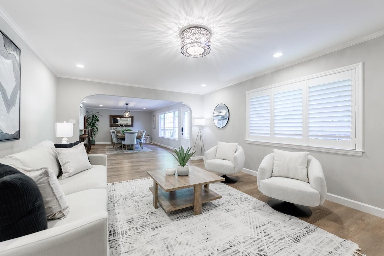 145 Rabbits Run Road Santa Cruz, CA 95060 - Photo 22 of 120 a living room with furniture and a large window