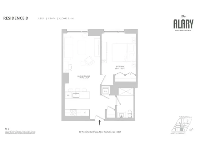 $3,225 | 33 Westchester Place, Unit 10D, New Rochelle, NY 10801