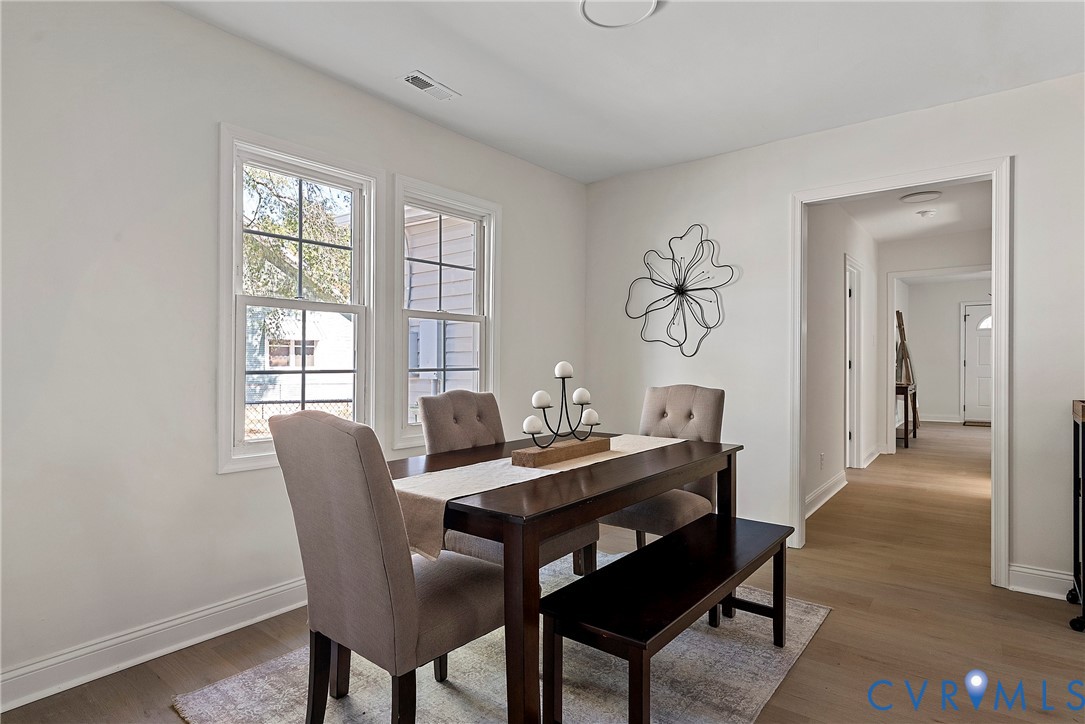 3601 Decatur Street Richmond, VA 23224 - Photo 20 of 35 Dining room featuring light wood-style flooring