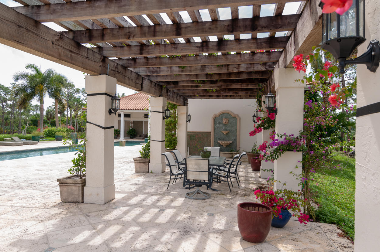 1200 Southeast Ranch Road South Jupiter, FL 33478 - Photo 21 of 59 Pergola for outside dining