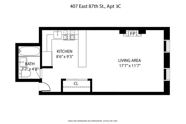$275,000 | 407 East 87th Street, Unit 3C | Upper East Side