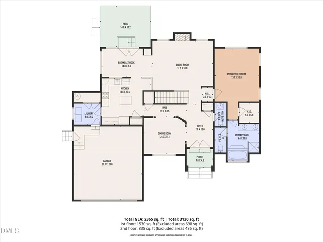 a picture of a floor plan