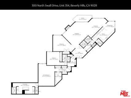 $2,895,000 | 300 North Swall Drive, Unit 354, Beverly Hills, CA 90211