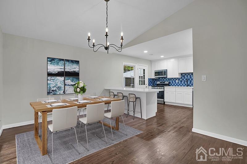 41 Merker Drive Edison, NJ 08837 - Photo 5 of 35 Kitchen / Dining room virtually staged
