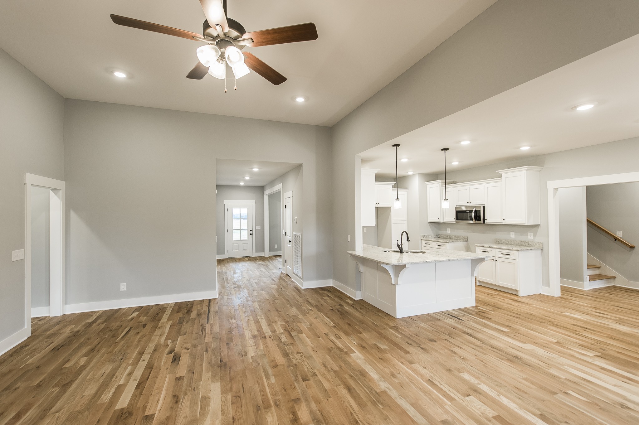 511 Clearview Road Cottontown, TN 37048 - Photo 7 of 41 a view of kitchen with cabinets appliances and wooden floor