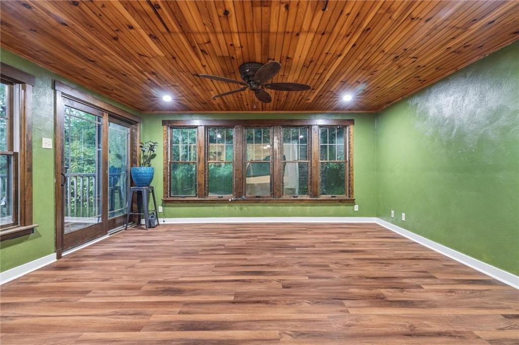 524 Beverly Road Verona, PA 15147 - Photo 11 of 45 So much light in the family room with a peaceful wooded view