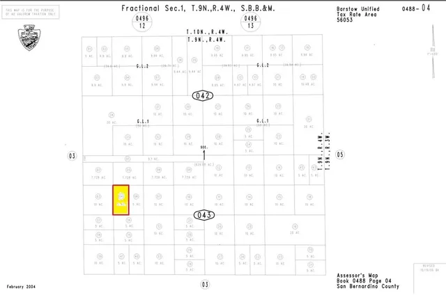 $34,999 | 0 Near Wagner Road, Barstow, CA 92311