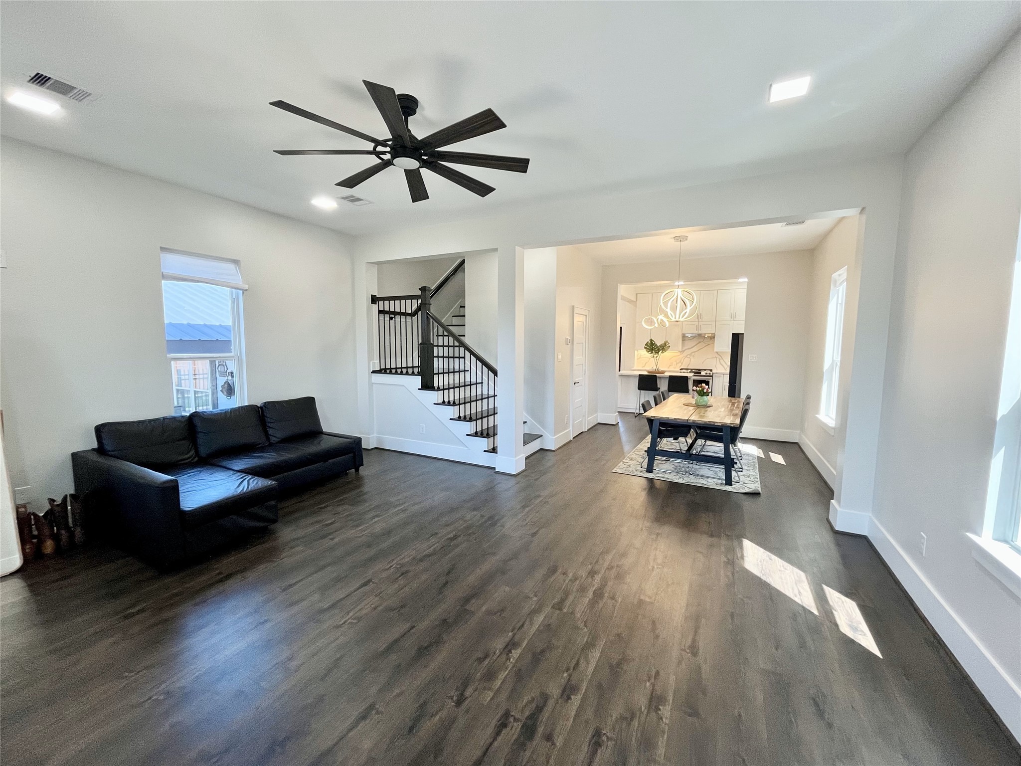 13505 Orleans Street Houston, TX 77015 - Photo 9 of 43 Spacious open plan living adjoins the living, dining and kitchen areas of 13505 Orleans A