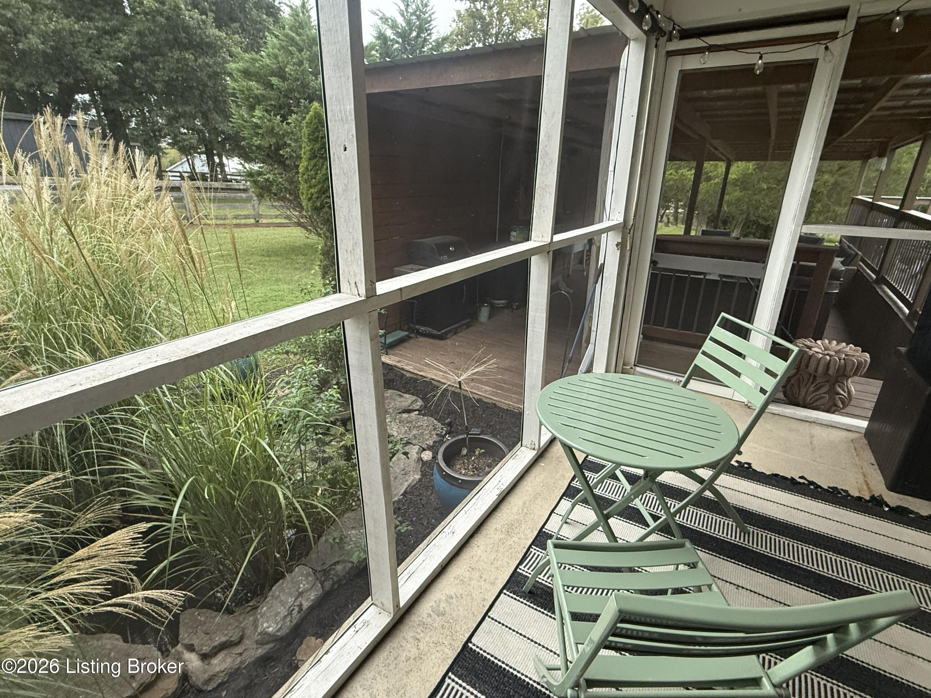 334 Cedar Run Road Pendleton, KY 40055 - Photo 35 of 45 Screened Porch - overlooks Koi pond.